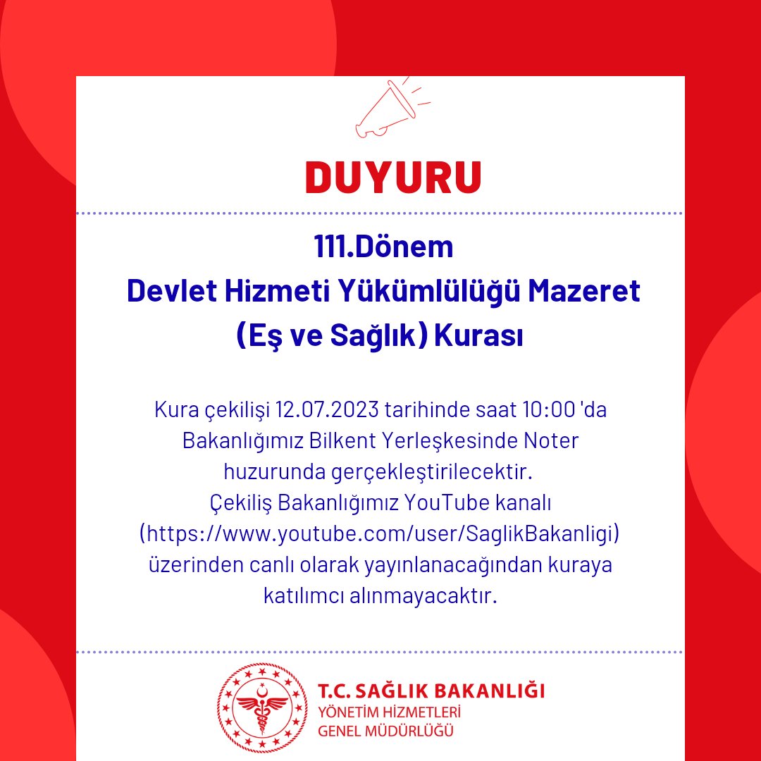 Detaylı bilgi için lütfen linke tıklayınız. 
yhgm.saglik.gov.tr/TR-96578/111do…