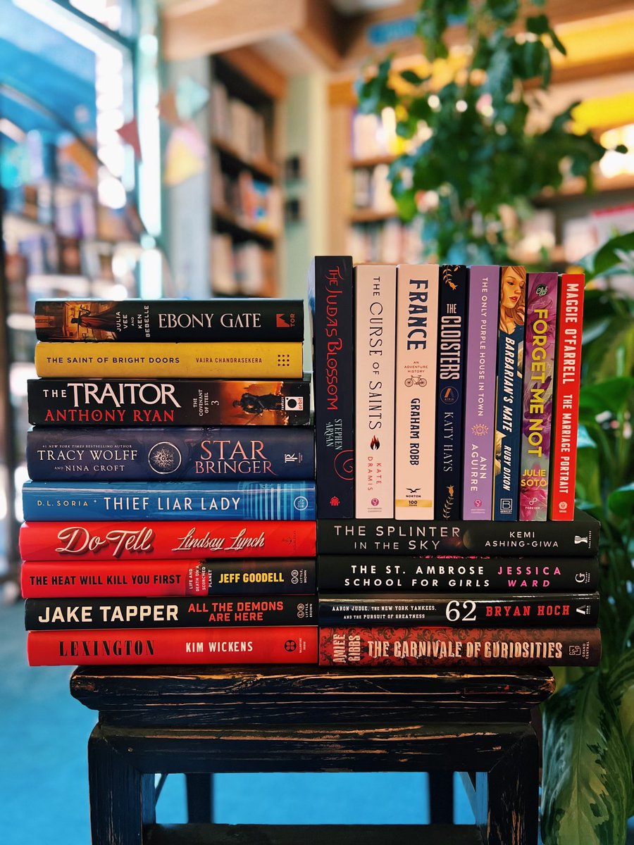 It’s #newreleasetuesday and it’s one of our best yet! 

Check out the latest titles in Sci-Fi/Fantasy, Fiction, Mystery, Sports, History, and Environmental Studies! 

#northshirebookstore #saratogaspringsny #shoplocal