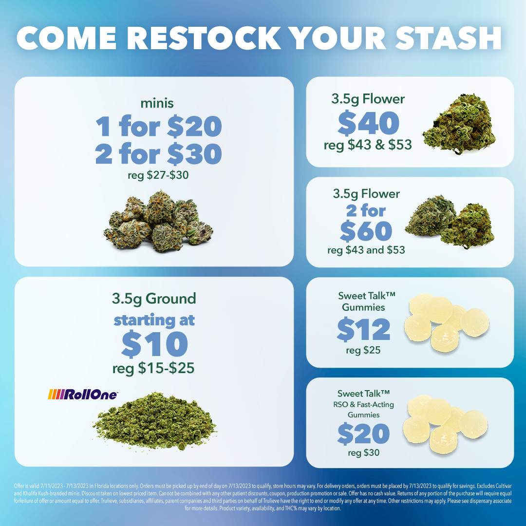 Trulieve on Twitter "This week's TuesdayThursday sales are here to