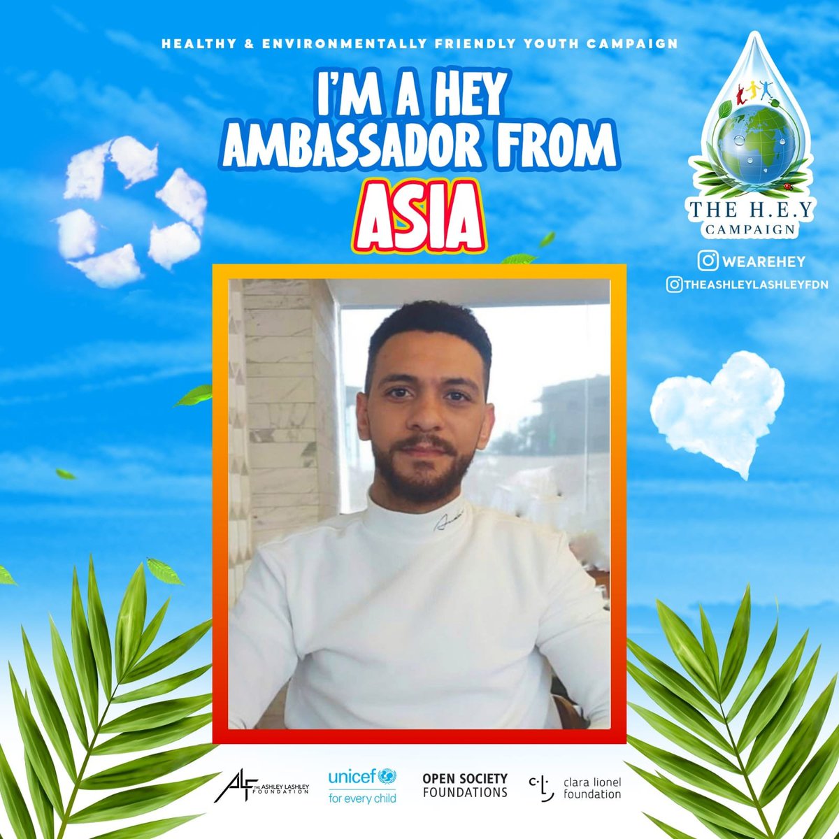 bcollective_llc's tweet photo. Massive congratulations to Jihad our partner in #Lebanon who has been appointed as the @wearehey ambassador for Asia by @theashleylashleyfdn.
A lot of hard work paying off.
@uniceflebanon #AsiaRepresent #Changemaker #ClimateAction #GreenFuture #ClimateActionNow $BEACH https://t.co/BvG4rUO2V5