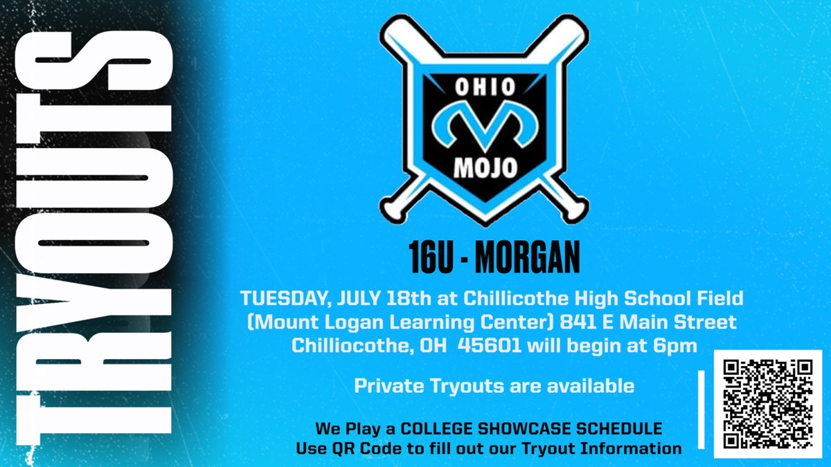 OhioMojoMorgan's tweet photo. Tryouts are one week away! 
We have a solid group of 07s returning still looking for a few more players especially pitchers that like a great defense behind them.

Registration Link:
https://t.co/oug8yht0F6 https://t.co/qdO1MqG6HI