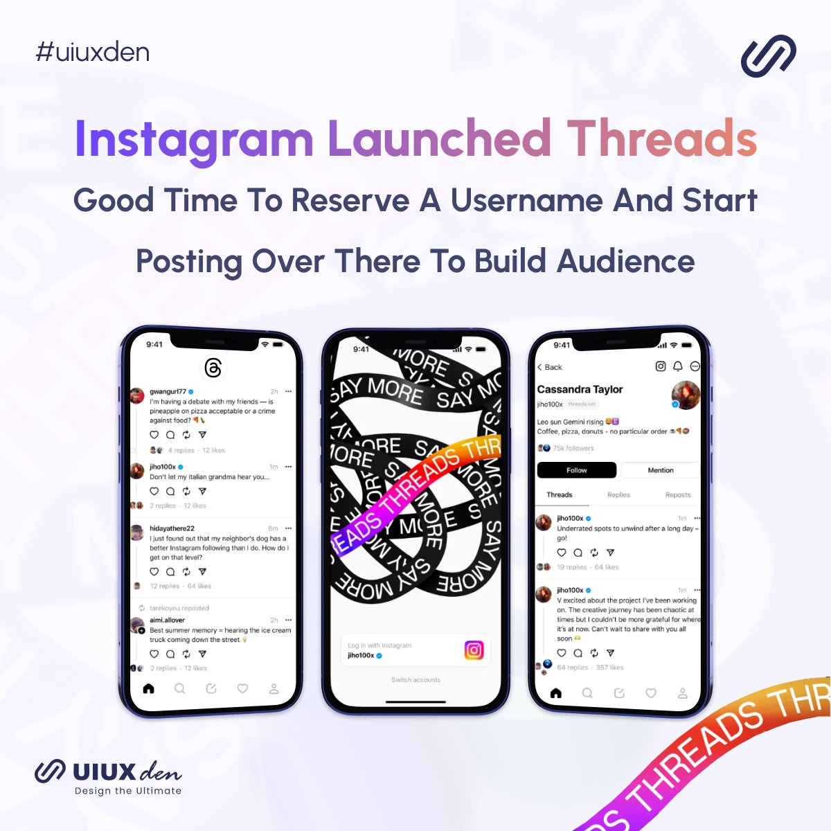 It's prime time to explore new territories! Have you created an account yet?  

Follow us on Threads

👉 shorturl.at/npLOT #threadsapp #threads #update #insta #instagood #uiuxden