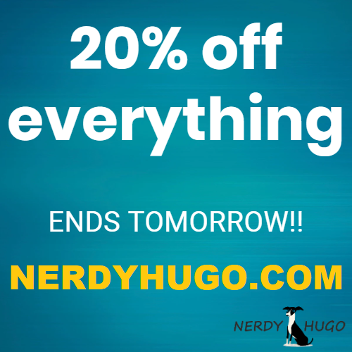 20% OFF Everything in shop here - nerdyhugo.com/?page_id=1441#… 🐾🐾🛒🎁😍
ENDS Tomorrow!
#lovegreyhounds #greyhounds #nerdyhugo