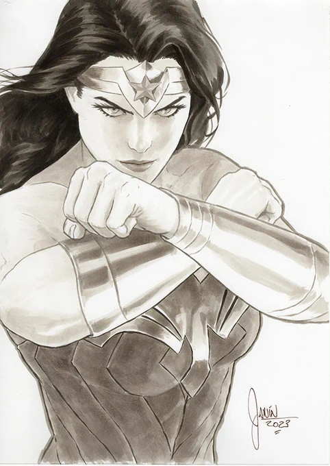Hey #PortfolioDay  I'm Mikel Janín, a comic artist from Spain, working for DC Comics in books like Batman, JSA, Superman or Wonder Woman. Here's a bit of my art!