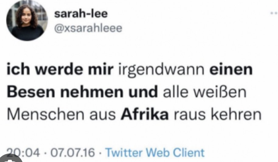 godwins_q's tweet image. #Deutsche sind Rassistisch?

Deshalb gehört #Afrika den  Afrikanern u #blacklifematters!