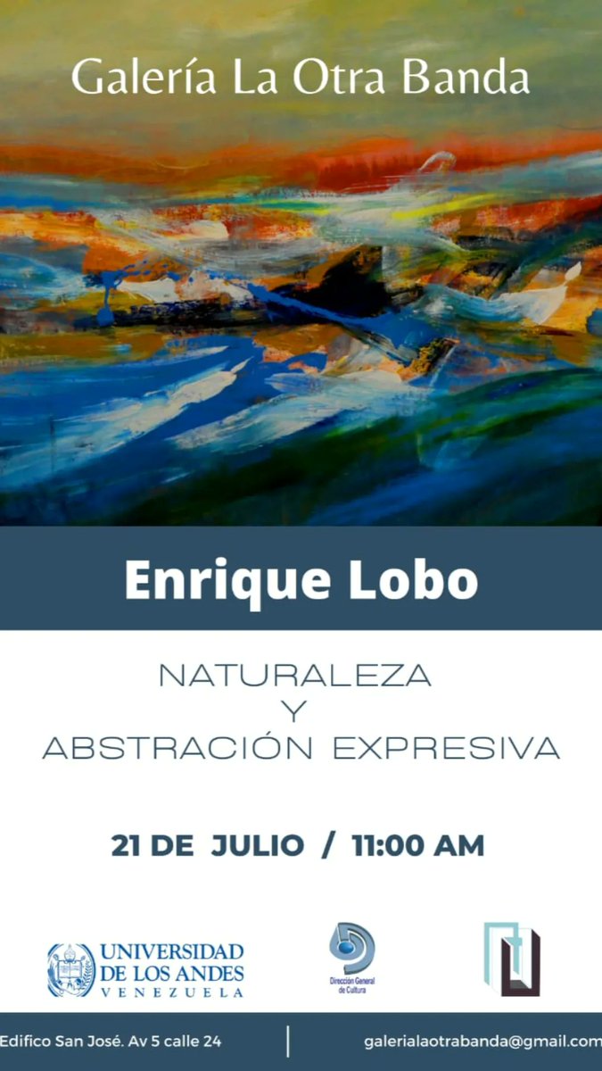 El maestro Enrique Lobo en la Galería de Arte la Otra Banda en Mérida @LaOtraBanda