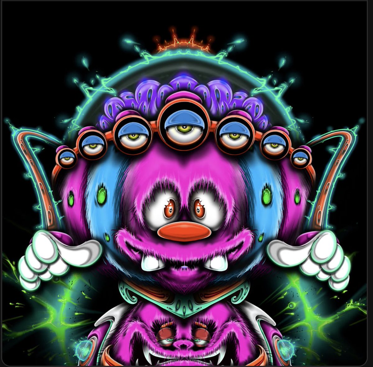 Ok so rn if you drop .1 $eth on the <a href="/FursLTA/">FursLTA 👁🍄🌈</a> mint you get…..

5 x Furs
5 x Additional Furs through the BOGO
1 x Physical collectable 
1 x Acid Street 

WTF the wizards lost his mind 🤯