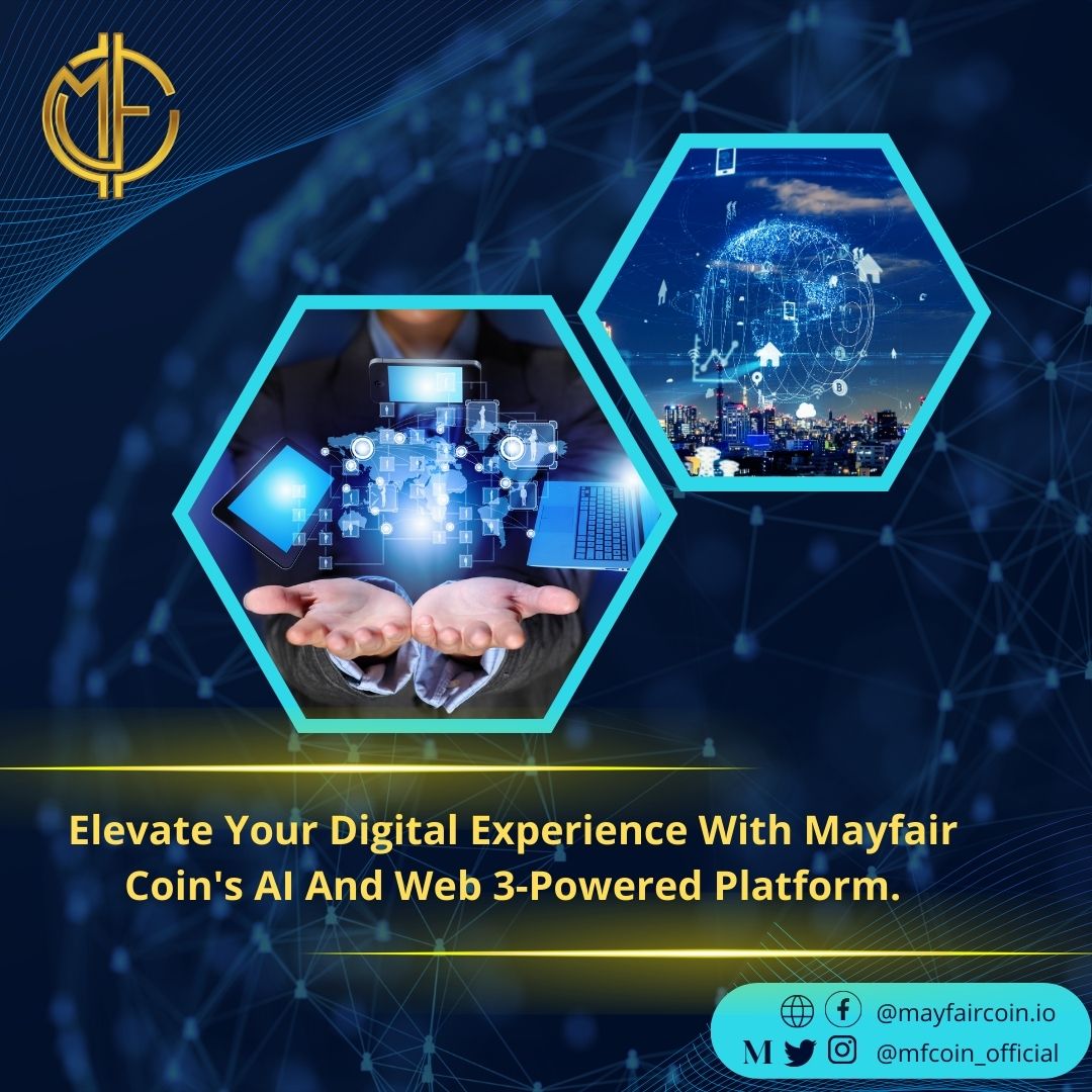 MFCoin_Official's tweet photo. π Unleash Digital Excellence with Mayfair Coin! π
Elevate your digital experience with AI and Web 3 technology. Join the revolution now! π https://t.co/LqaUQb0STW #MayfairCoin #DigitalExcellence #AI #Web3 #Innovation https://t.co/o9wOIElIvg