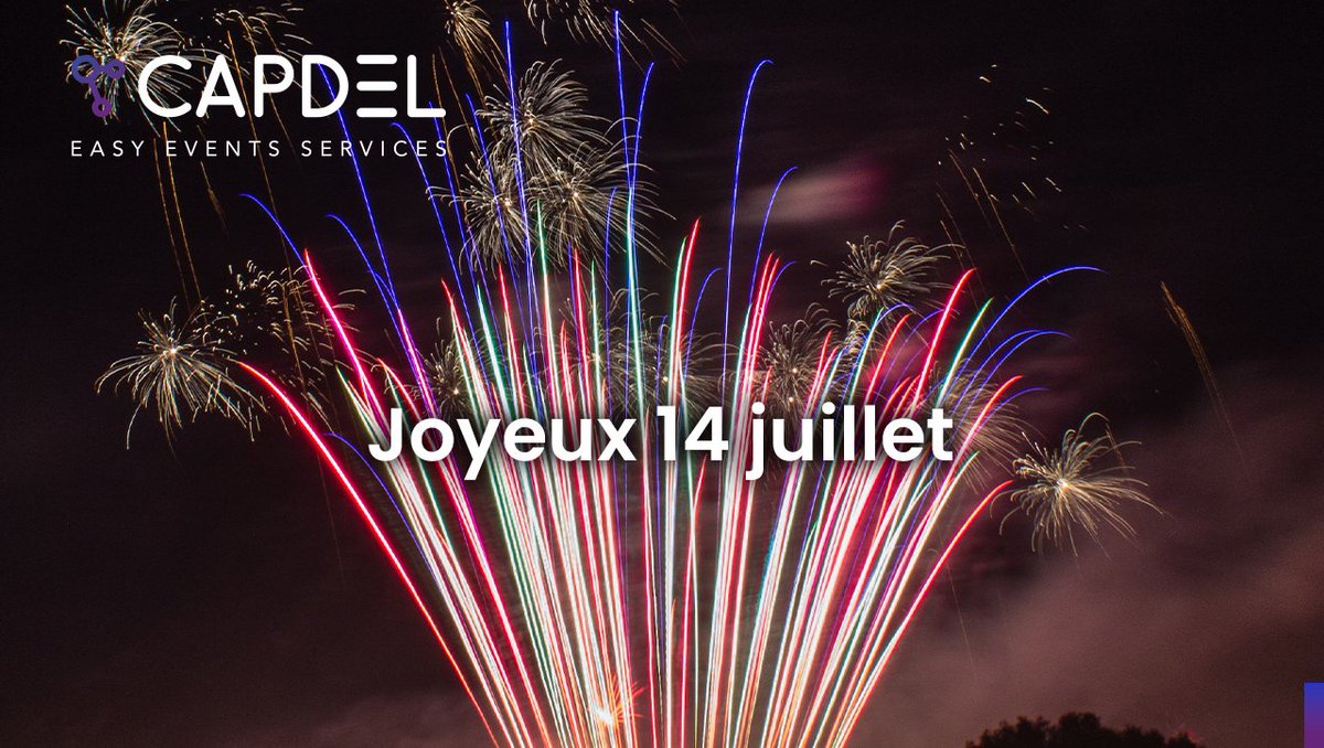 Toute l'équipe Capdel vous souhaite un bon 14 juillet ! 🎆

Saviez-vous que cette fête nationale n'est pas fêtée qu'au pays du coq ? Et oui, elle est également célébrée dans plein d'autres pays.

 #event #evenementielparis #eventplanning #14Juillet #FêteNationaleFrançaise #paris