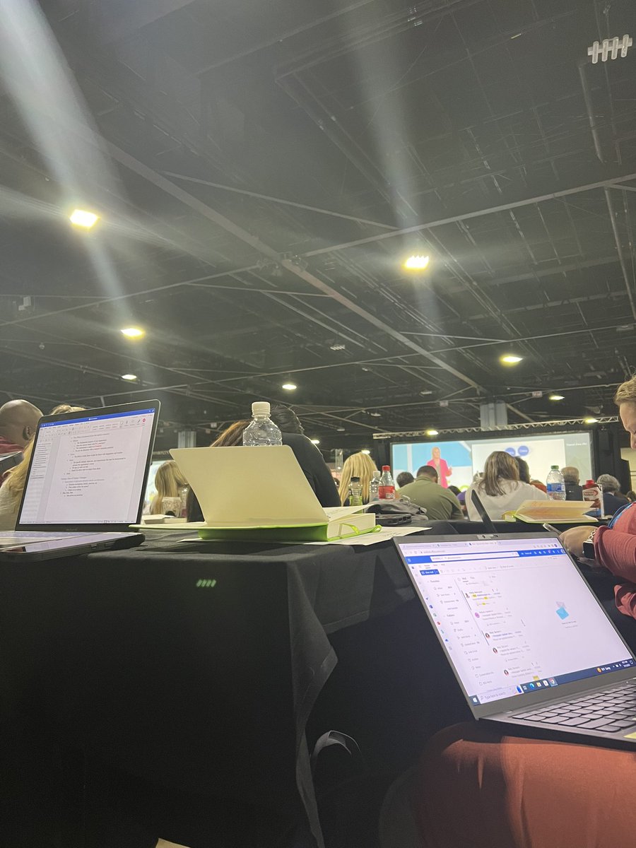 CoachMcKissic's tweet image. Day 2 of @SolutionTree #PLCConference with my amazing @Creekside_High team learning professional development, gaining valuable insights and building networks. Excited to bring back innovative solutions and enhance our school&apos;s success. #EducationLeaders #ContinuousImprovement&quot;