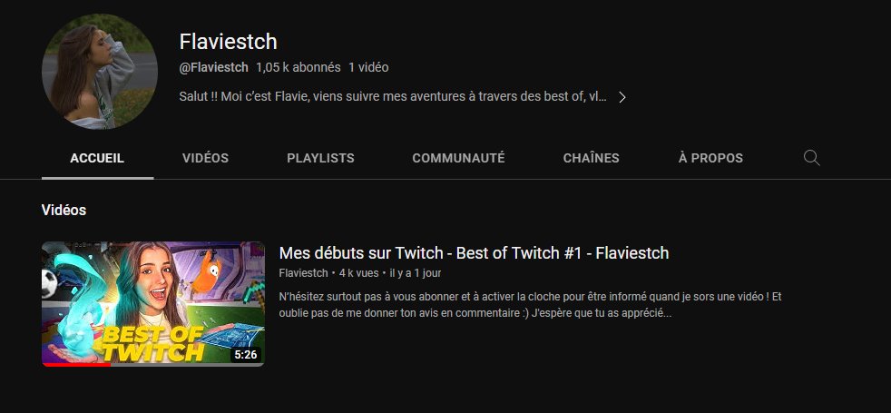Flaviestch's tweet photo. 1k à me suivre en 1 jour, merci 😮 https://t.co/gSiGzNx7tv