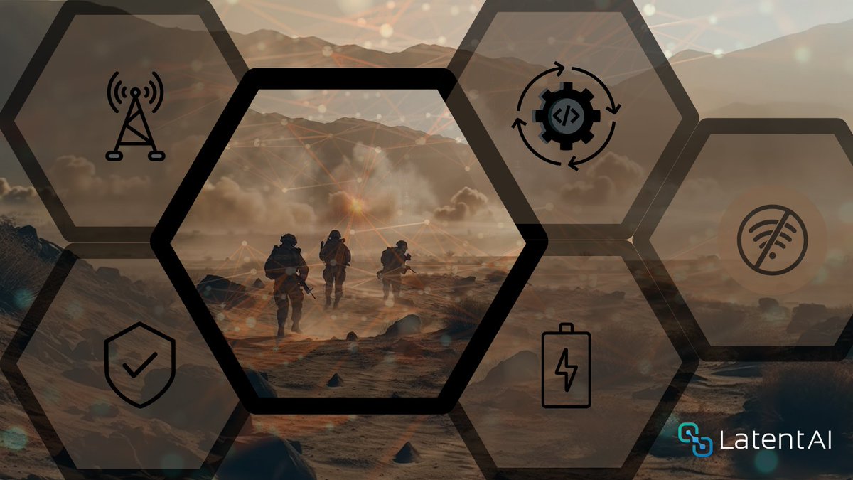 latentai's tweet photo. Warfighters pack once and deploy with all they can carry. We pack more edge AI to ensure mission success.
Read more here: https://t.co/gjjR1NmPfs
#LEIP #DefendDeployDecide #MLOps #EdgeAI #JADC2 #UxS @javajag https://t.co/zHuFiBMFSW
