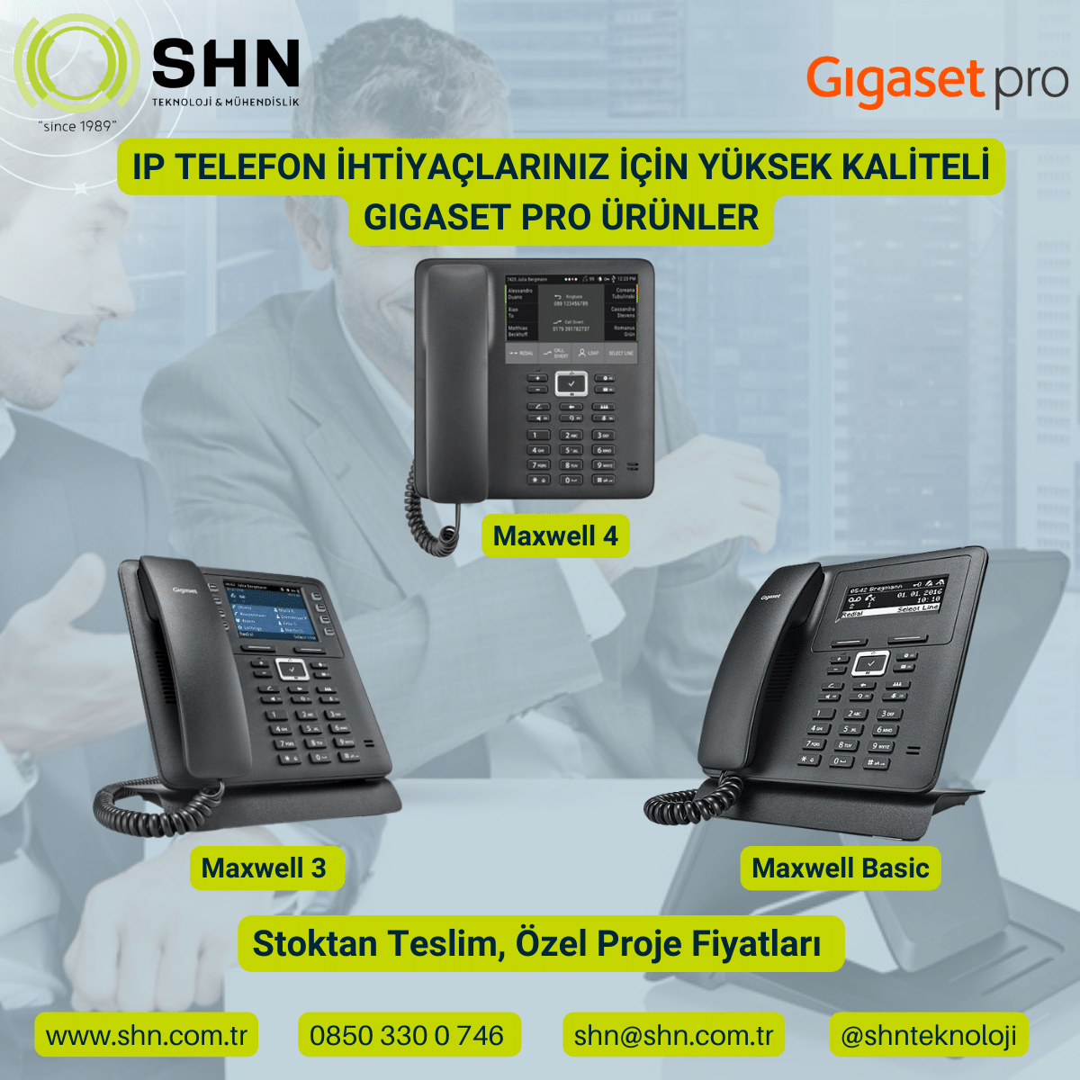 shnteknoloji's tweet photo. Stoktan teslim, özel proje fiyatları ile Gigaset Maxwell Serisi IP telefonlar için Satış Ekibimizle iletişime geçin. #shnteknoloji #gigasetpro #gigasetmaxwell #iptelefon https://t.co/2HzWmvlc14