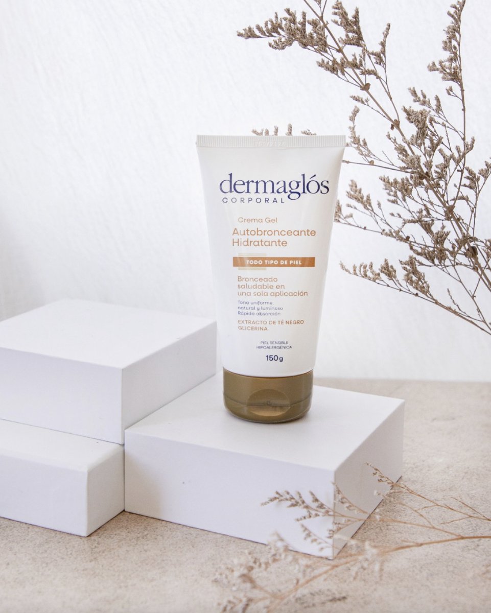Conseguí el bronceado saludable que querés con  @Dermaglós 
🤎 Deja la piel hidratada con tono uniforme, natural y luminoso.​
🤎 De rápida absorción.​
🤎 Textura liviana y sin efecto graso. ​

 #TODOPARATUPIEL