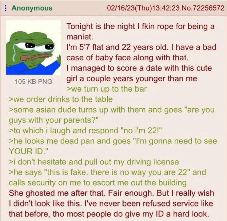 Greentext Poster tweet media