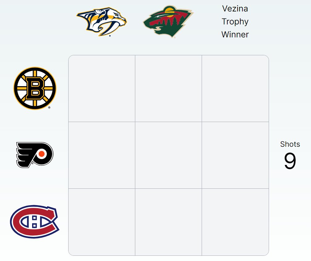 puckdoku's tweet photo. Puckdoku Game 11:            

https://t.co/Phz6Fiemoj 

#puckdoku #NHL             

Retweet and reply with your score! https://t.co/aQd1QF9Jzh