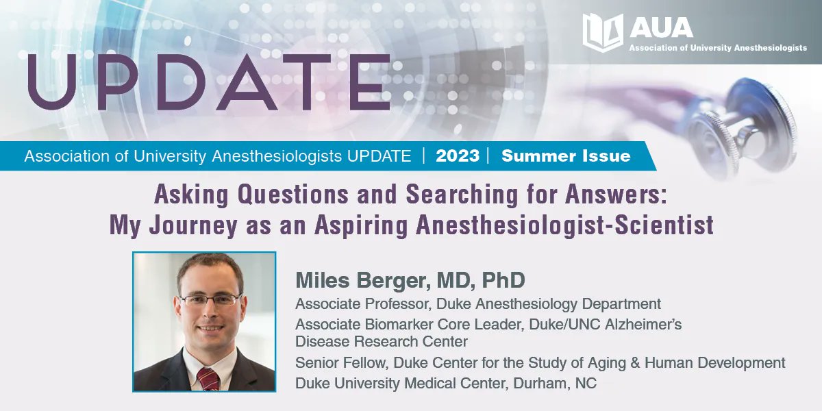 Association of University Anesthesiologists tweet media