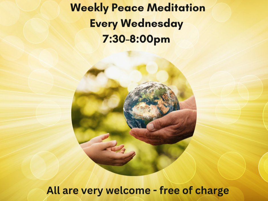 hamblinvision's tweet photo. Reminder: Peace Meditation 🙏Tomorrow at 7:30pm - https://t.co/x5SfEMql9l https://t.co/qsUA1JL81A