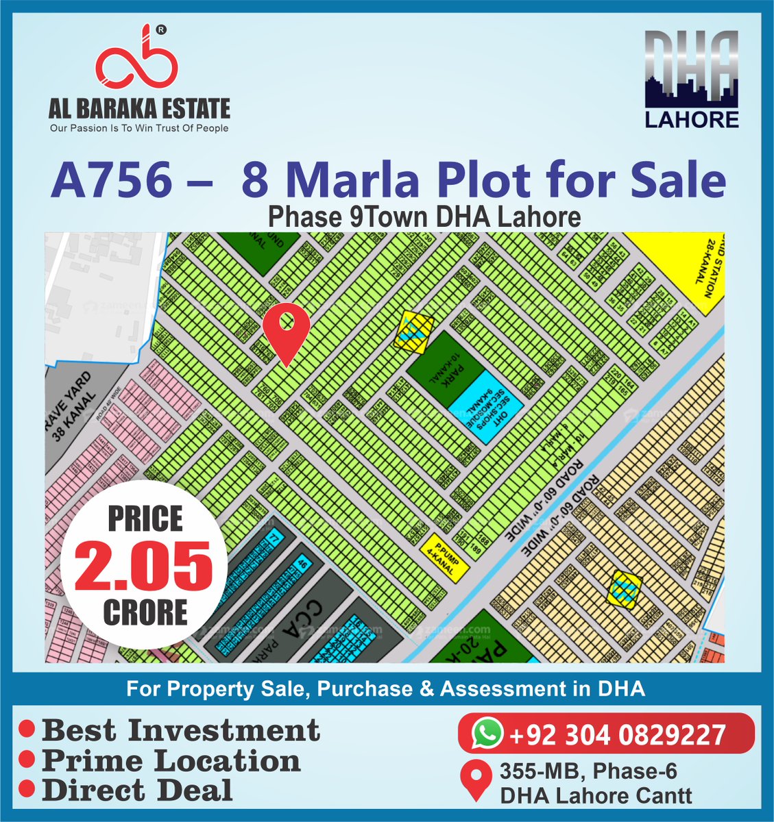 Nasir7766's tweet image. 𝟖 𝐌𝐚𝐫𝐥𝐚 𝐏𝐥𝐨𝐭 𝐟𝐨𝐫 𝐒𝐚𝐥𝐞 𝐢𝐧 𝐃𝐇𝐀 𝐏𝐡𝐚𝐬𝐞 𝟗𝐓𝐨𝐰𝐧
#lahorerealestate #8marlaplot #plotforsale #investmentopportunity #primelocation #propertyforsale #pakistanrealestate #albarakaestate #dhaphase9town #BestInvestment