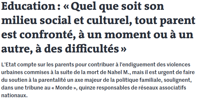 ATDQM's tweet photo. Nous, acteurs de terrain, appelons à faire du soutien à la #parentalité une priorité de la politique familiale. 

Accompagner les parents, c’est prendre soin de la société, lutter contre les inégalités et le déterminisme social.
👇
https://t.co/a87S8jZDuj https://t.co/DTSEIQnbr8
