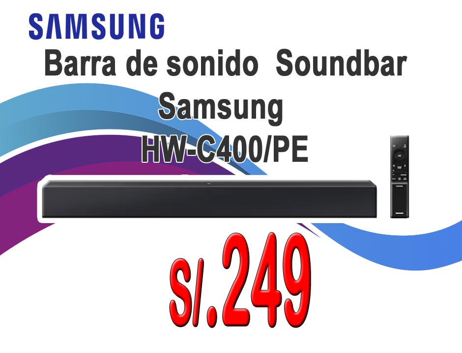 DuvalMark's tweet photo. 🔥barra de sonido Soundbar Samsung 2.0 CH HW-C400/PE Negro
✅Precio: 249
✅Entrega inmediata
🛒 Comprar aquí https://t.co/4dcdi6PoOz
📞 Consultas al 📲 981086689 https://t.co/fEsHJ19gno