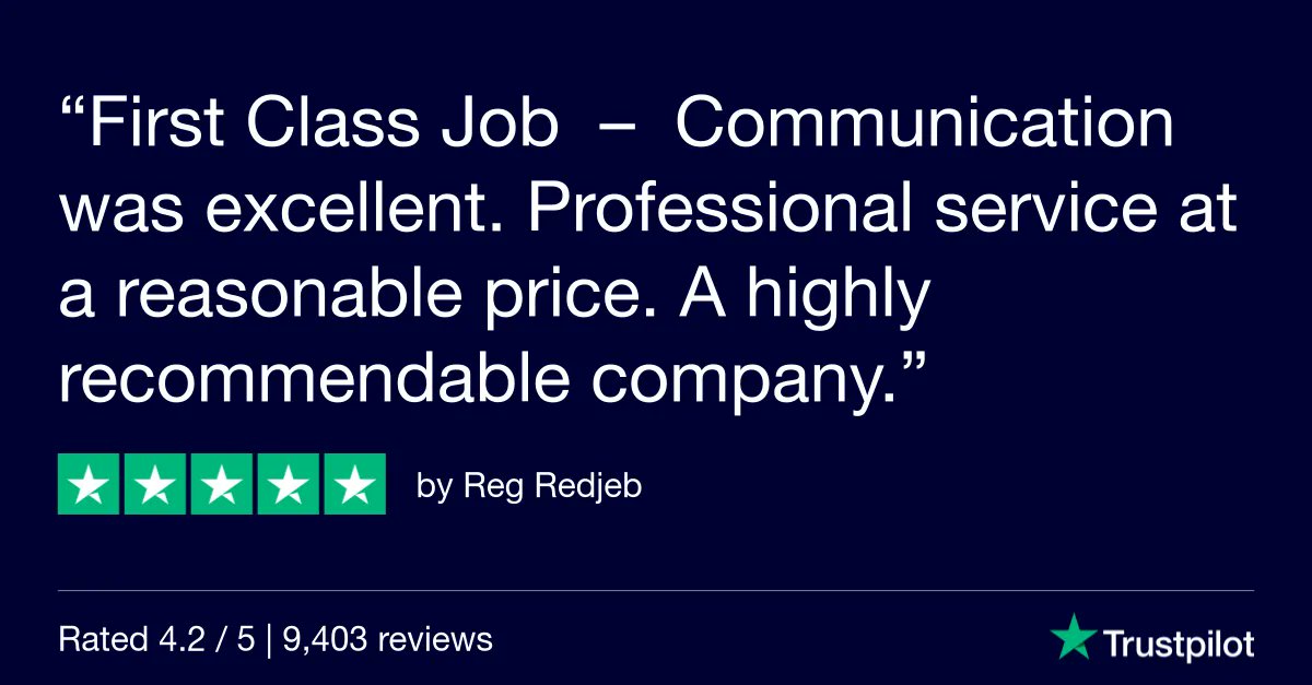 5 stars from the customer and a job well done!

Our trade experts aim for a 'first class job' each and every time. If you need property maintenance in London or the Home Counties, get in touch for an excellent service! Book online today - buff.ly/3MyppiV