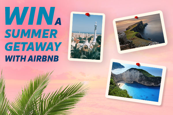 The big draw is getting closer - don't miss out on your chance to win a luxurious staycation or a summer getaway!🏕️🏡🏨🏰

Get tickets now for your chance to win a £1,000 Airbnb voucher on 29th July: bit.ly/3PFdOAz