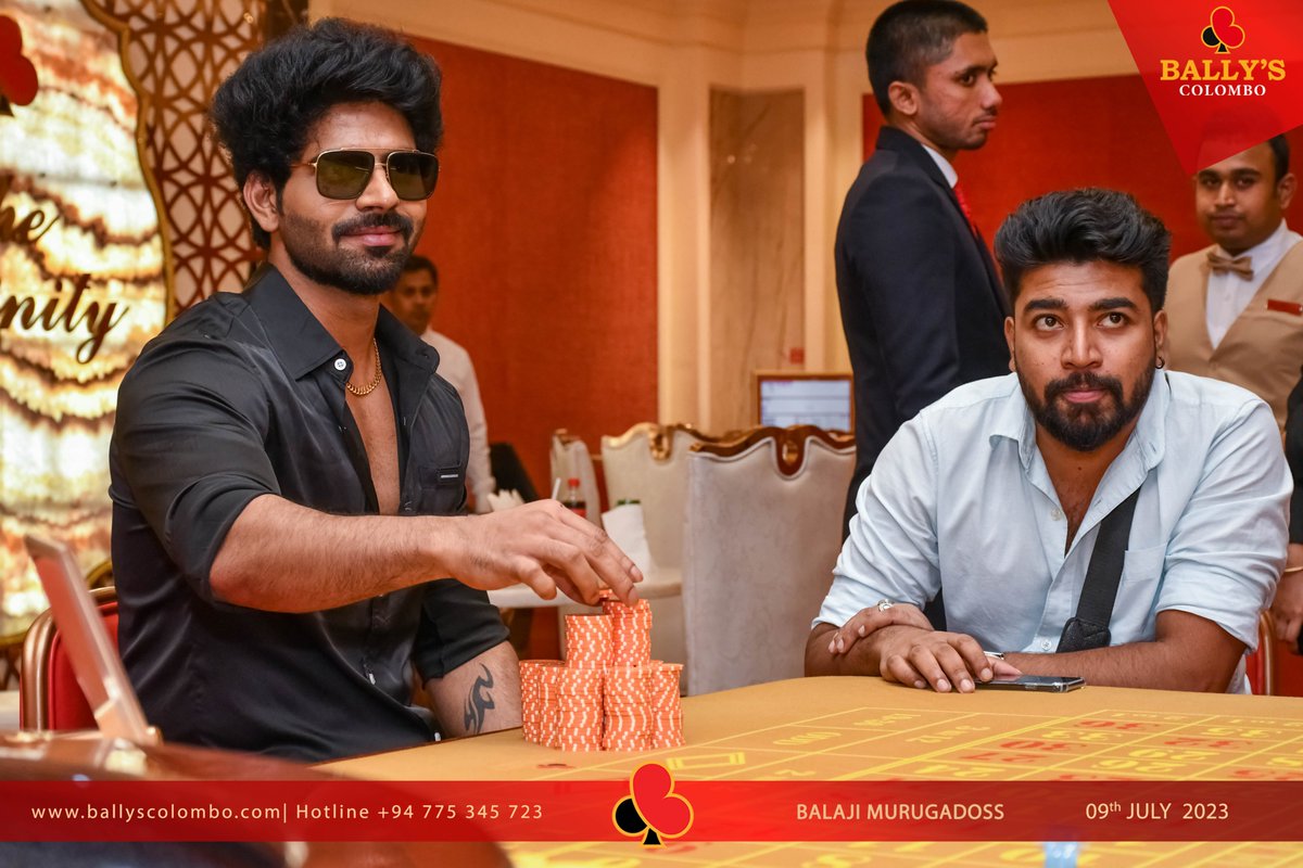 ballys_colombo's tweet photo. Indian Stunning Actor Balaji Murugadoss Appearance to Bally's Colombo on 09th of July 2023.
#ballyscolombo #visitsrilanka #ballys #indiancelebrities #weekend #infinity #indian #Balajimurugadoss #celebrations #VIP #VIPCustomer #trending #balaji #Murugadoss https://t.co/KmjFCtjPea