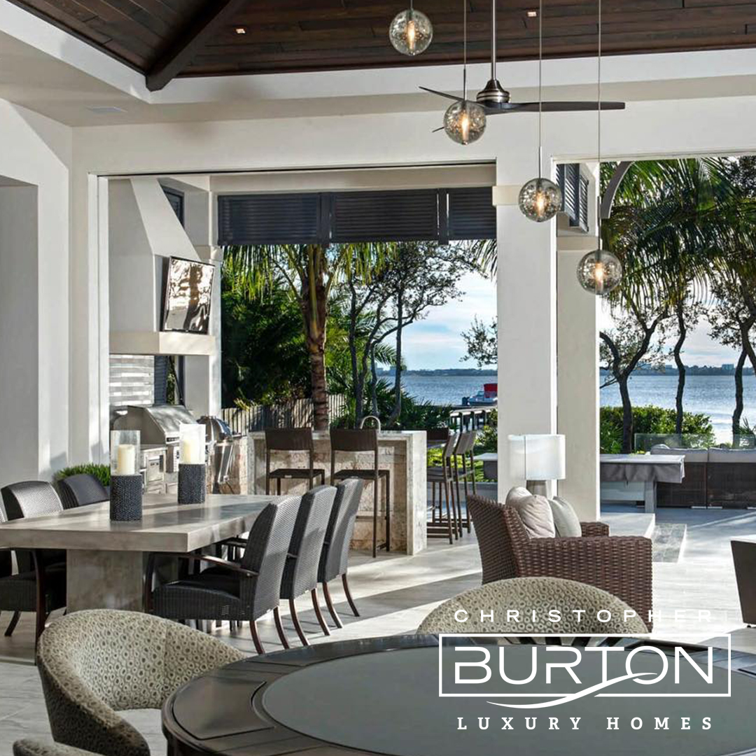 BurtonHomes's tweet photo. There are many benefits of using spray insolation in an outdoor space. But a big way is being able to enjoy your outdoor space during the HEAT of summer. @BurtonHomes 

🏠 https://t.co/eWm3xnVy12

#BurtonHomes #LuxuryHome #LuxuryBuilder #CustomBuilder #HomeDesign #Waterfront https://t.co/ZxAllqyXTB