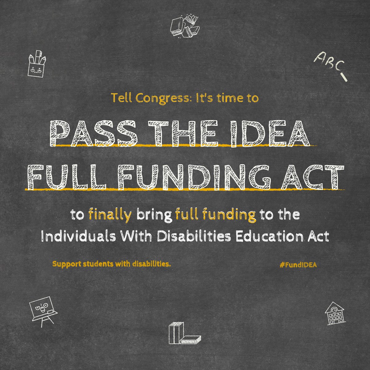 In nearly 50 years since Congress passed the first version of IDEA, the program has never been fully funded. Share your support  for <a href="/ChrisVanHollen/">Senator Chris Van Hollen</a> and <a href="/RepHuffman/">Rep. Jared Huffman</a>'s bill to finally #FundIDEA. #SELS2023 #4SpecialEducation ow.ly/TW1I50P8rwq