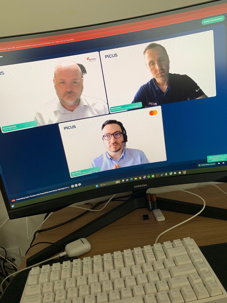 It was a great webinar by PICUS, Combatting Cyber Threats in the Financial Services Sector: Strategies for enhancing operational resilience in 2023. Thank you so much! @PicusSecurity @cihansalihoglu, Darren Humphries and Simon Monahan (sorry for the long question :D)