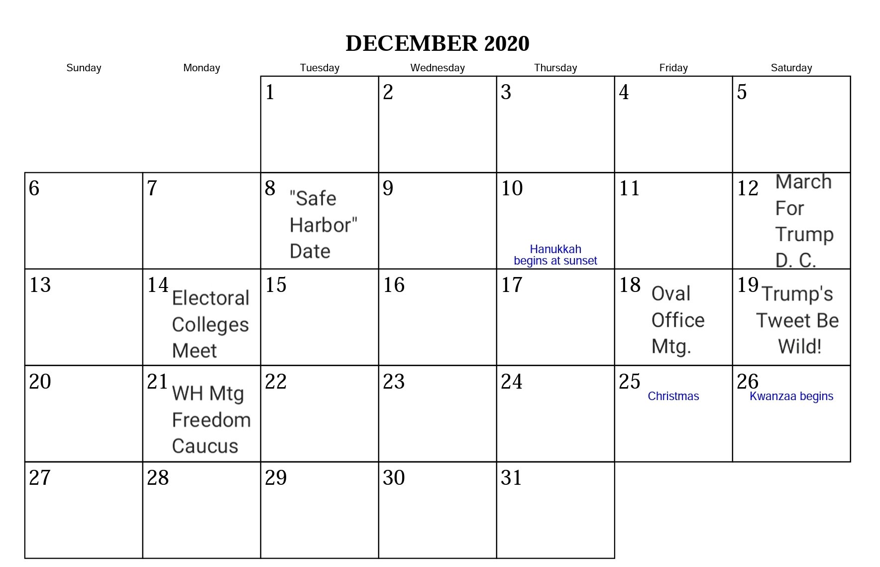 Lenny Marlow on Twitter "lawofruby MaddowBlog This calendar of