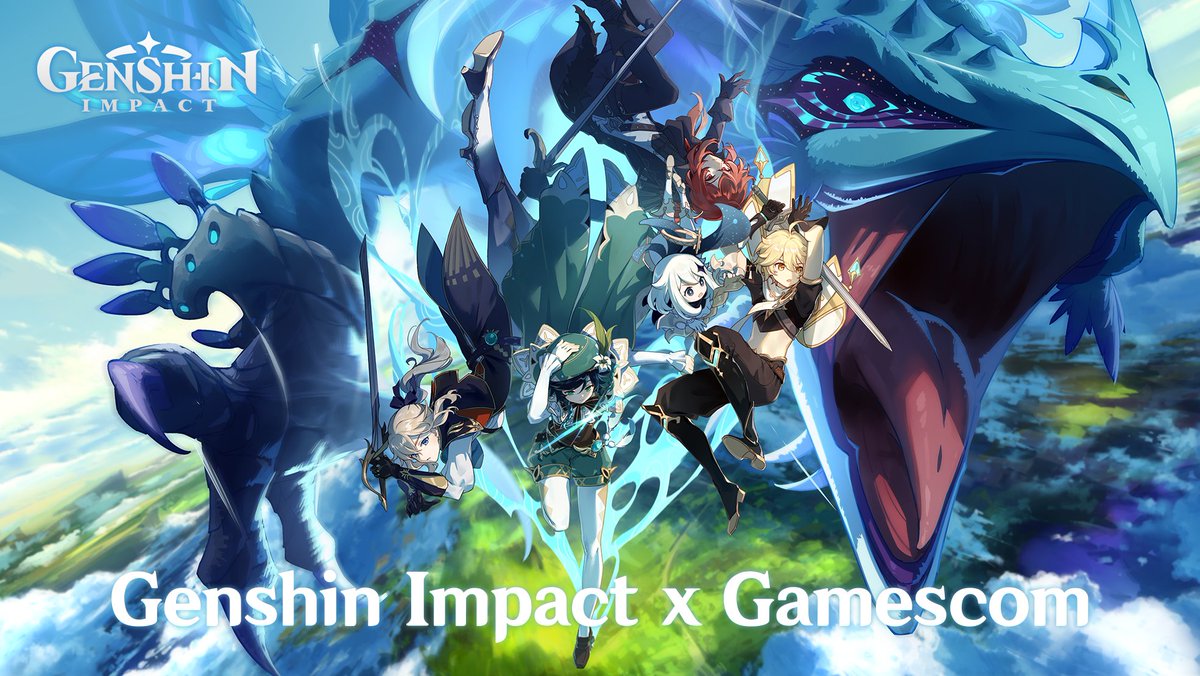 genshinimpactfr's tweet photo. Pour célébrer notre participation à #Gamescom 2023, nous avons le plaisir d'annoncer notre programme de récompenses. Partagez ce post pour tenter de les remporter.

Durée de l'événement
Du 11 juillet au 14 août 2023 à 23 h 59 (UTC+8)

#GenshinGamescom #GenshinImpact #HoYoverse https://t.co/rT5aOc7hs8