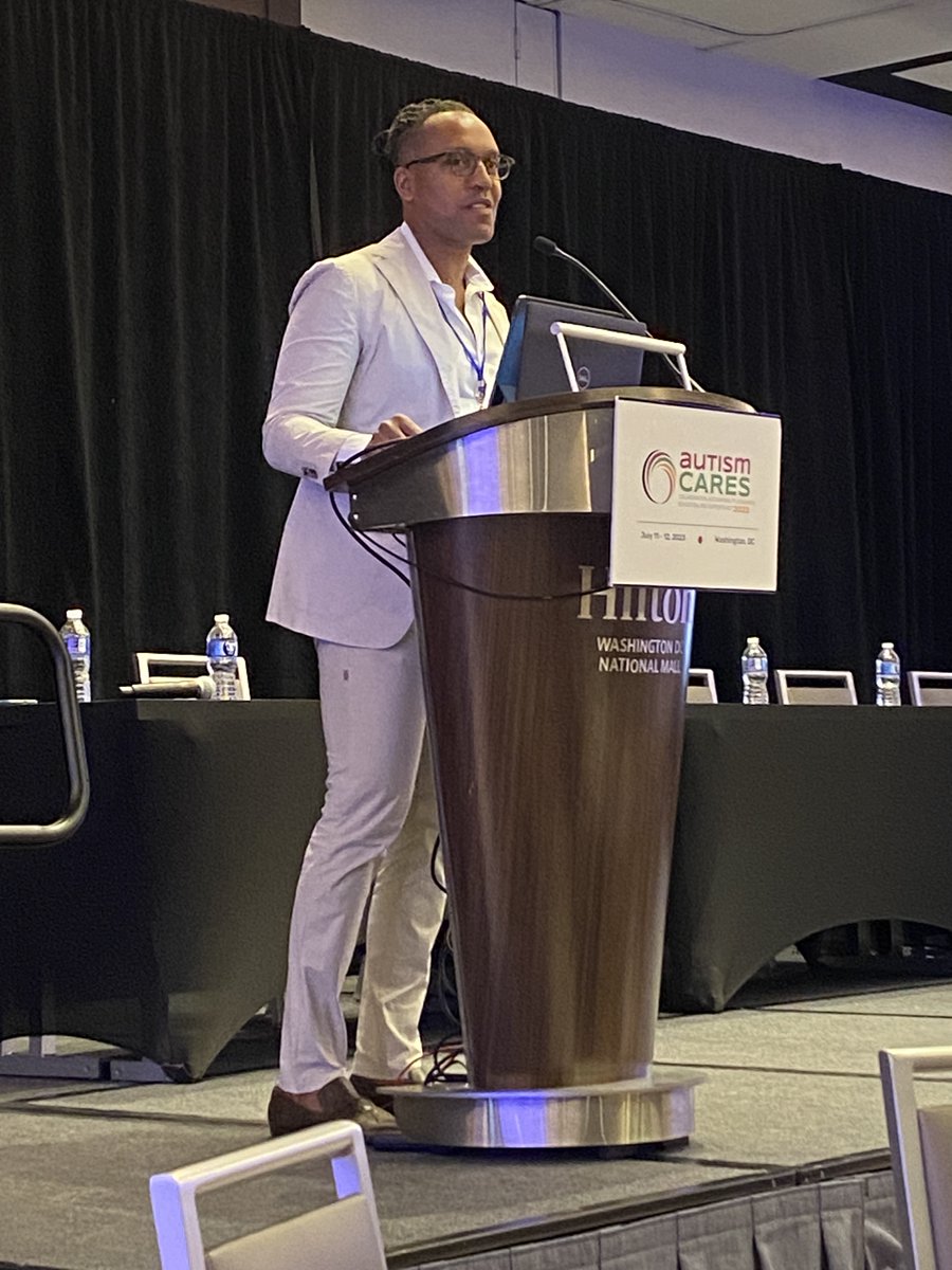 AMCHP_GrowingUp's tweet photo. .@DC_AMCHP CEO Terrance Moore &amp; Associate Director of Children &amp; Youth with Special Health Care Needs Paige Falion are excited to be at the 2023 #Autism CARES Meeting with @AUCDNews! This year's theme is "Moving the Autism CARES Act from Research to Practice." #AutismAcceptance https://t.co/1rUHxsclhR