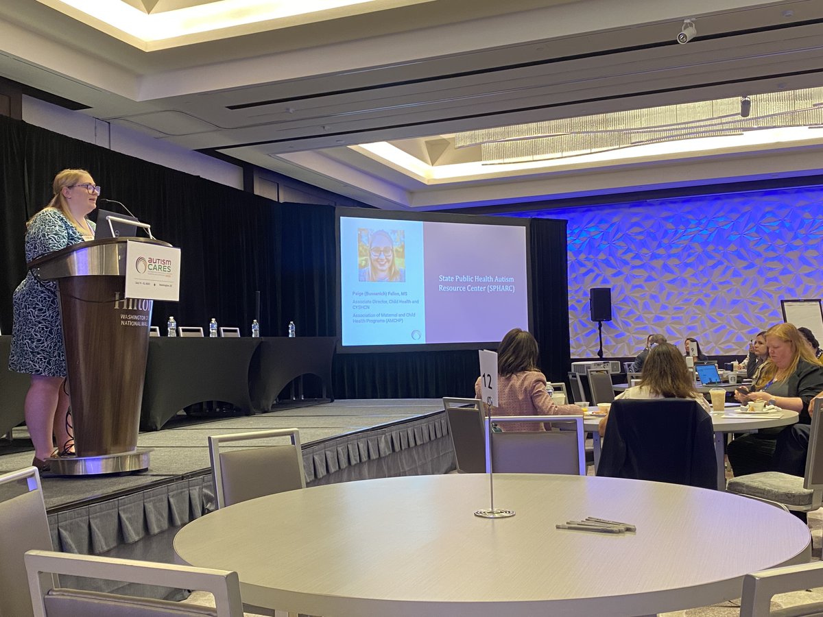 AMCHP_GrowingUp's tweet photo. .@DC_AMCHP CEO Terrance Moore &amp; Associate Director of Children &amp; Youth with Special Health Care Needs Paige Falion are excited to be at the 2023 #Autism CARES Meeting with @AUCDNews! This year's theme is "Moving the Autism CARES Act from Research to Practice." #AutismAcceptance https://t.co/1rUHxsclhR