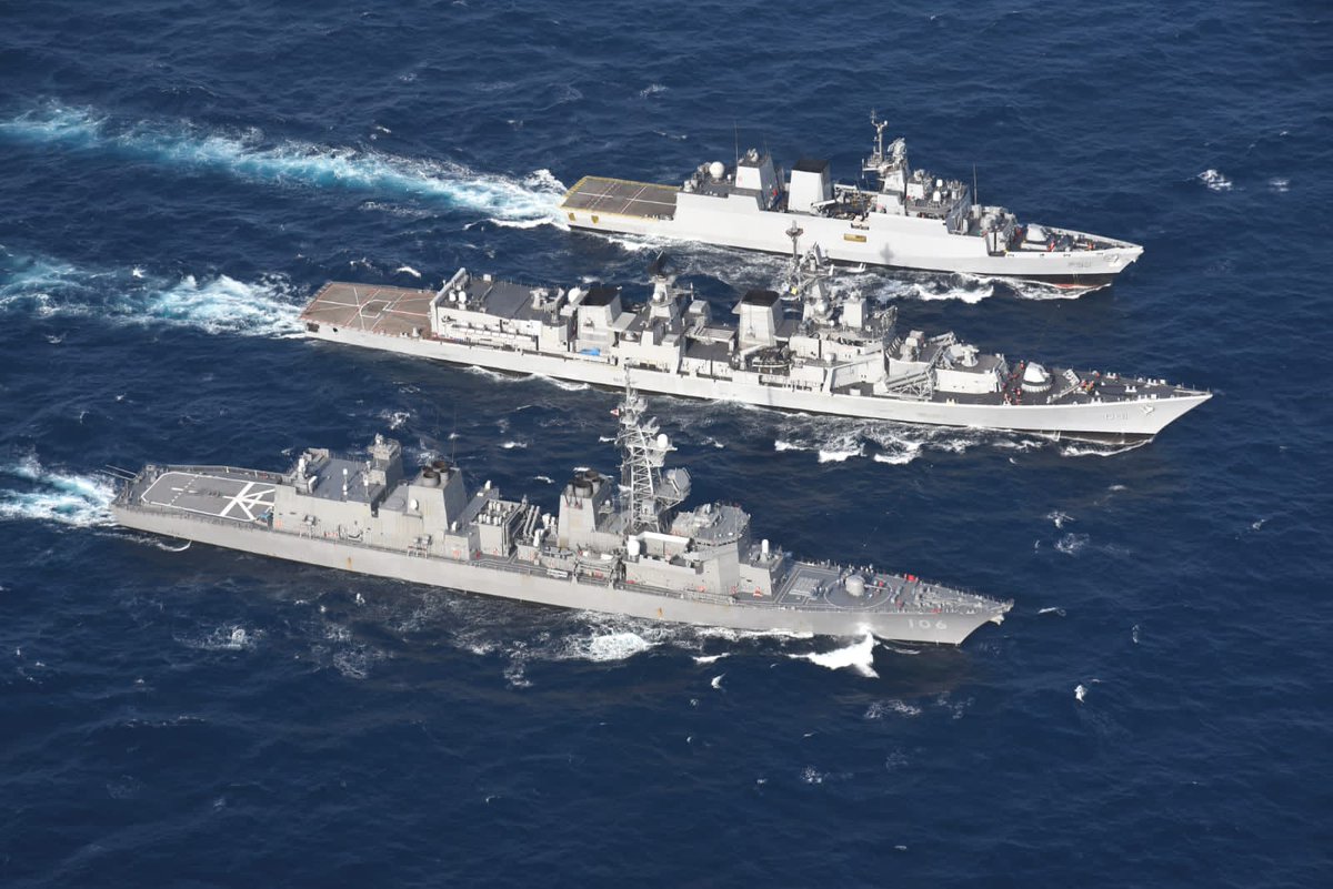 The 7th edition of #Japan India Maritime Exercise 2022 (#JIMEX 23) hosted by the Indian Navy concluded in the Bay of Bengal with the two sides bidding farewell to each other with a customary steampast.