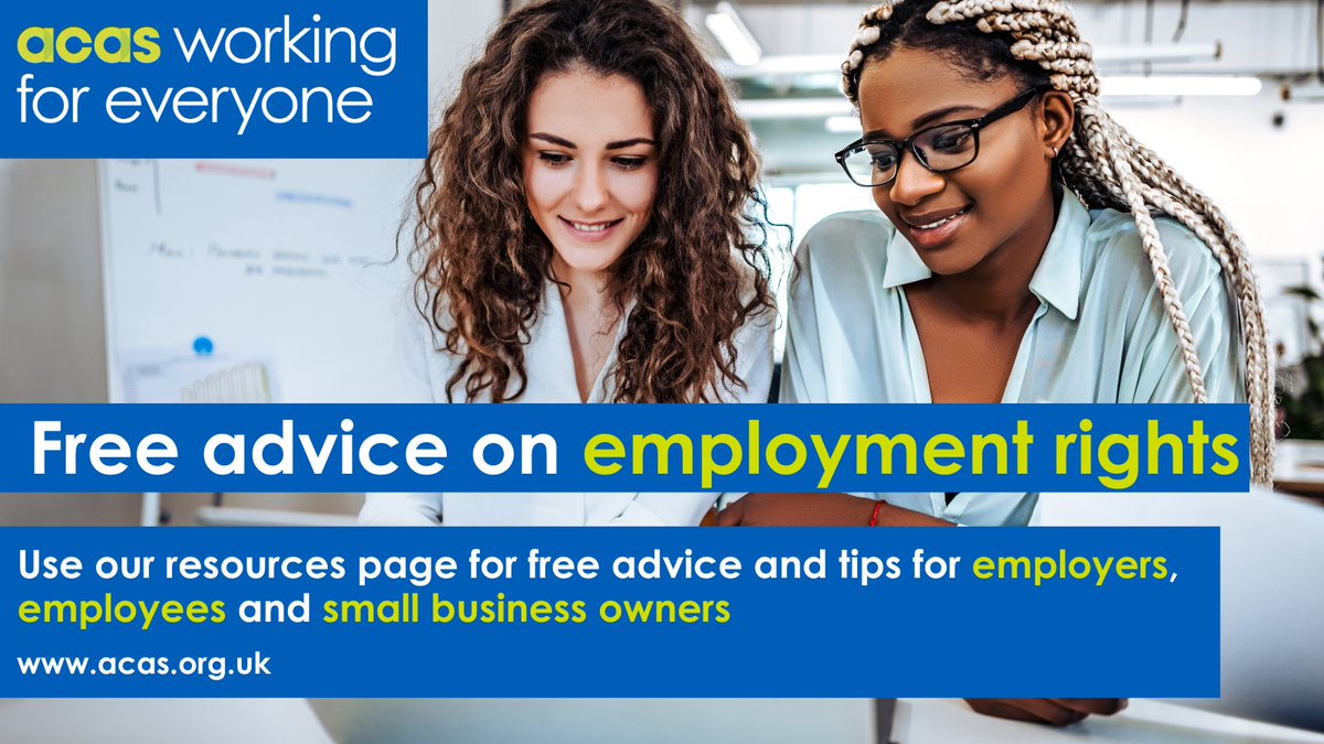 Do you run a business and need help with #WorkplaceRights, rules and best practice? 

Check out our free, impartial advice: bit.ly/2Pqq3l6

#SMEs #AcasBusinessSupport