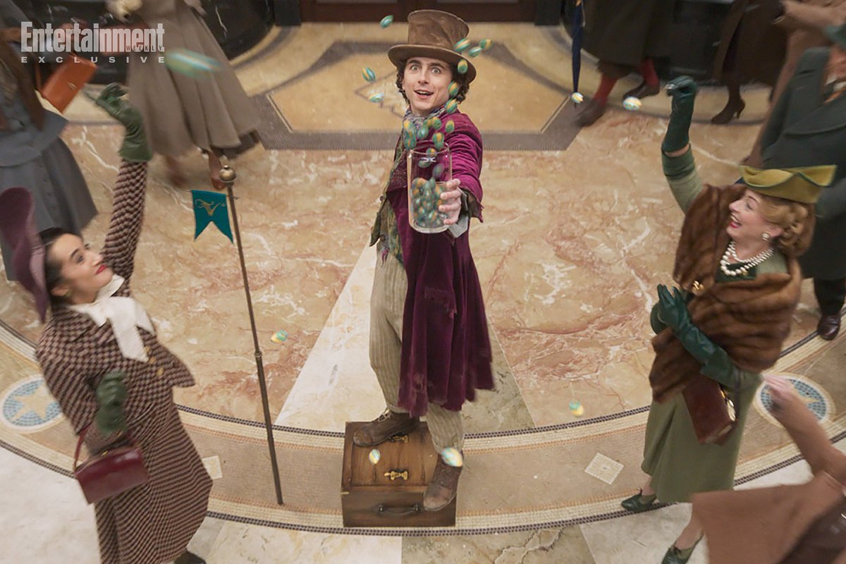 tchalametupdate's tweet photo. Timothée Chalamet in #Wonka https://t.co/5Wivew5TjM