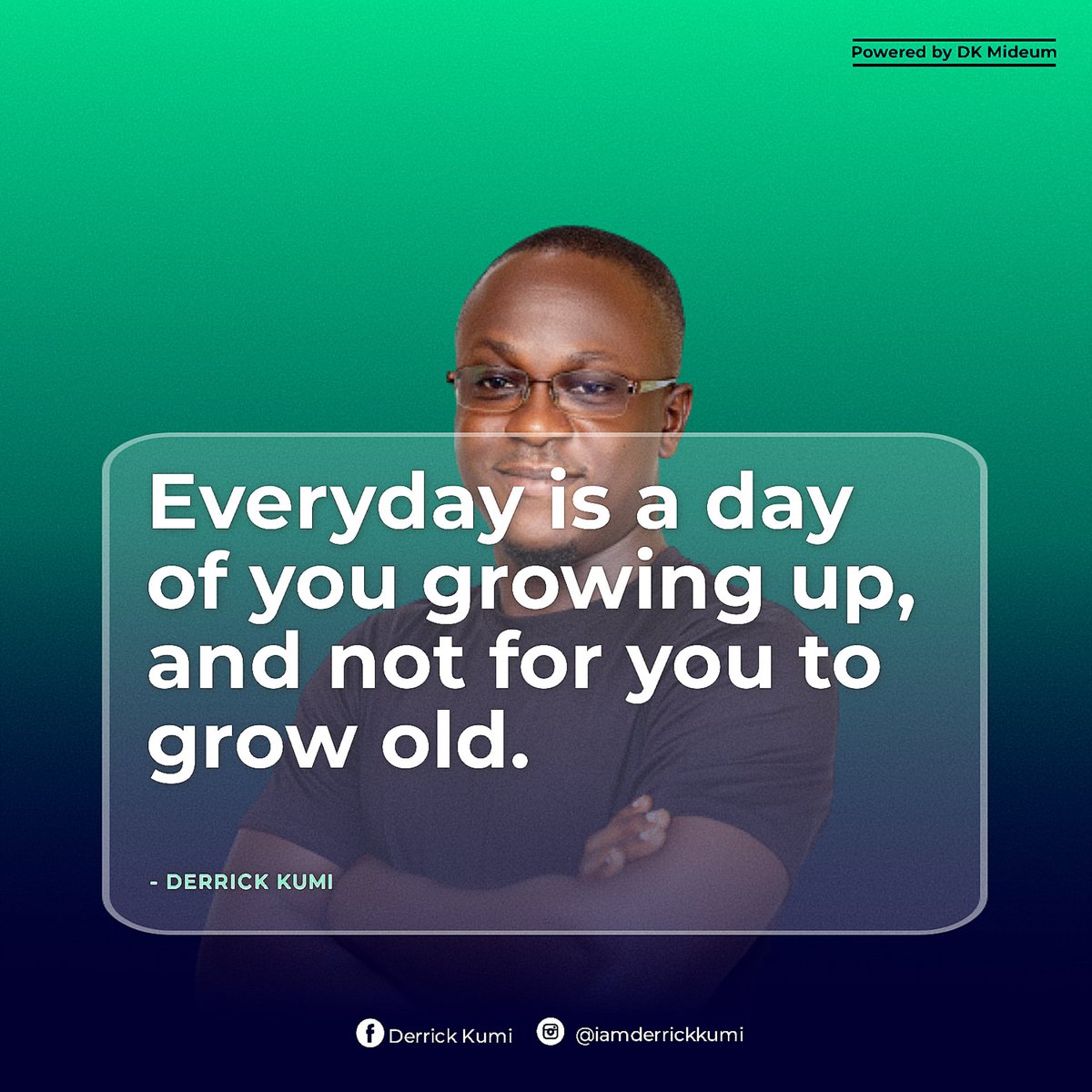 My vision is to fulfil purpose.