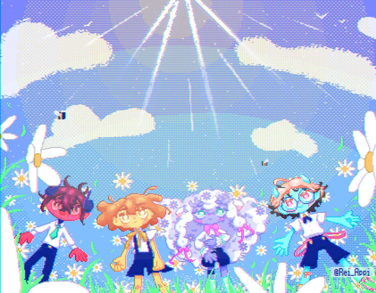 Reiyouu__'s tweet photo. 🌼OC in pixel art Illustration https://t.co/A11tIlkosk