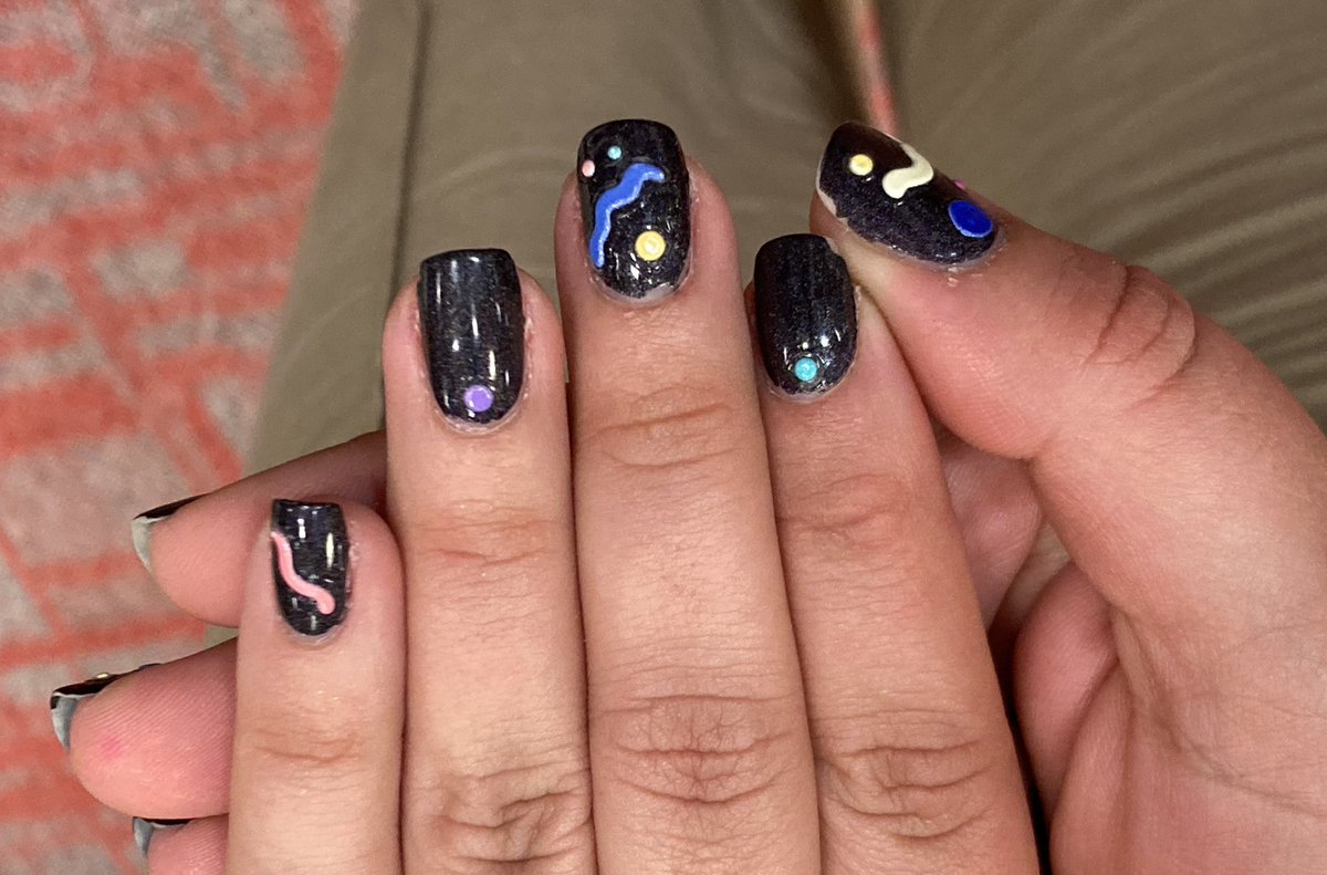 Seen at the Society of Nematologists meeting 💅 🪱🤗 #nailart  #SON2023