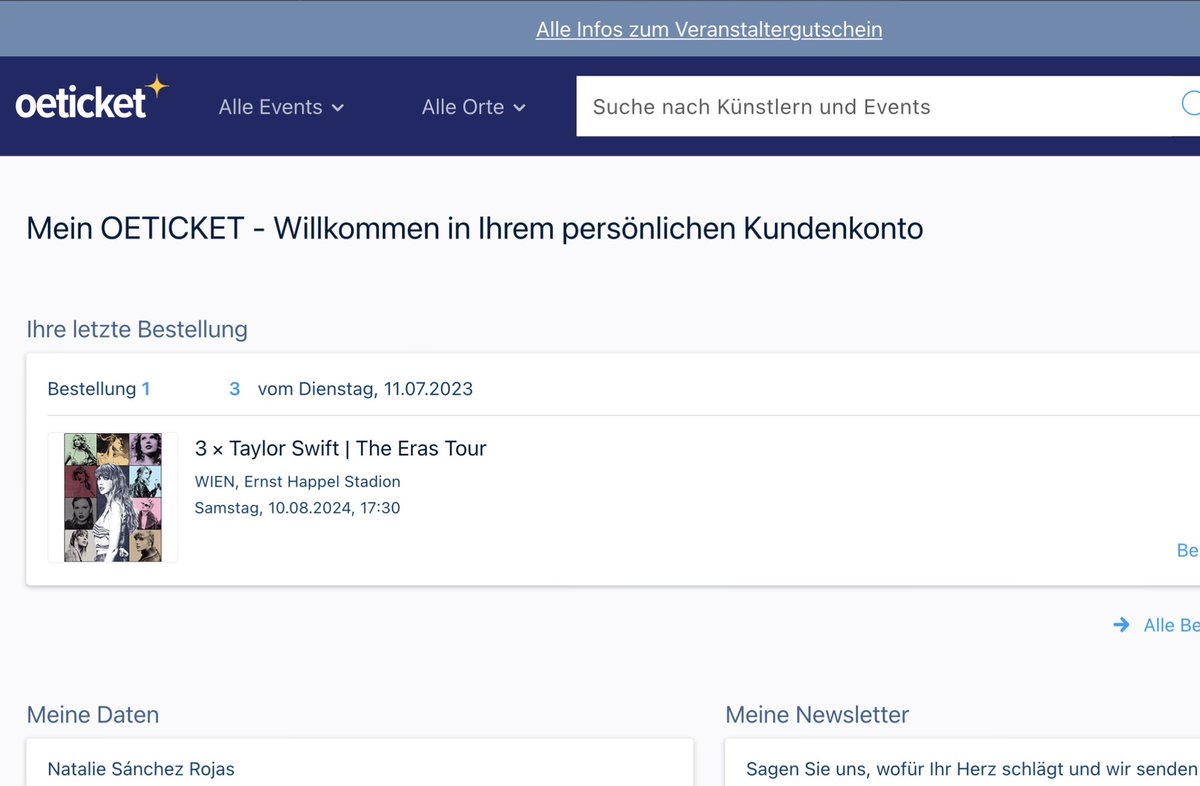 Sigo sin creérmelo PERO VOY A IR A VER A TAYLOR FUCKING SWIFT Y PARAMORE EL OTRO AÑO 🥹❤️‍🩹