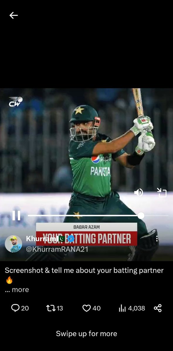 Babar56__'s tweet photo. @KhurramRANA21 Bobby 👑 https://t.co/cTqvTdxWEb