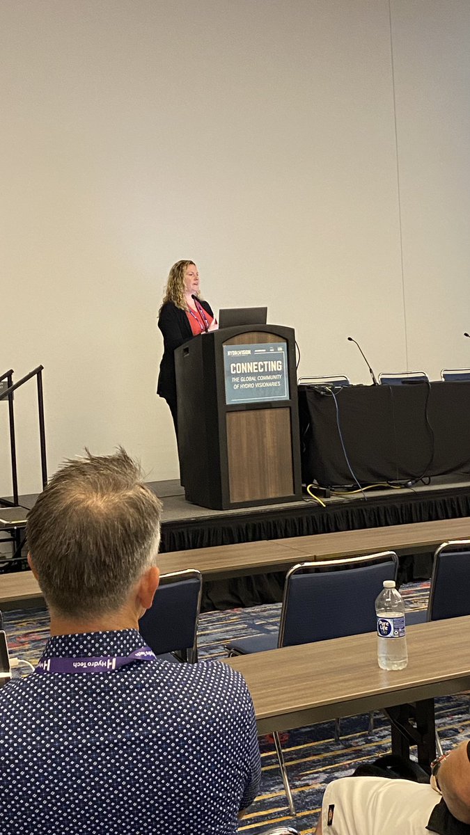 MarkKillgore's tweet photo. @FERC ‘s Emily Carter, the New England Branch Chief explains mandatory conditions for #Hydropower Licenses. https://t.co/PtHyuUJ8qI