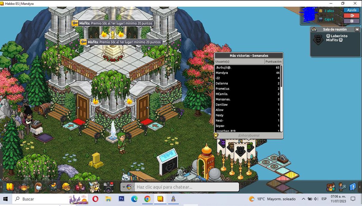 wanongo's tweet photo. el timo más grande, se puso el hotel en mantenimiento yo con 44 vueltas y el clon .Burbujit@. en 15 y casualmente del mantenimiento de habbo a ahorita 7:13 am lleva 65 vueltas  <- nótese que es irreal pero que me puedo esperar de ese lab la verdad... https://t.co/aGhoyZneRN