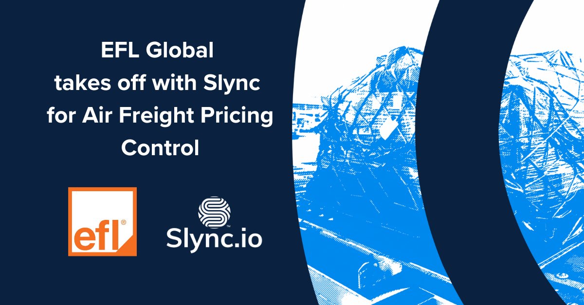 “Slync’s ability to digitize &amp; standardize unstructured spreadsheet pricing data has transformed an inefficient process into a competitive advantage," said Brian Catron, Global Chief Information Officer at <a href="/eflglobal_/">EFL Global</a>. 

Read the full release ➜ businesswire.com/news/home/2023…