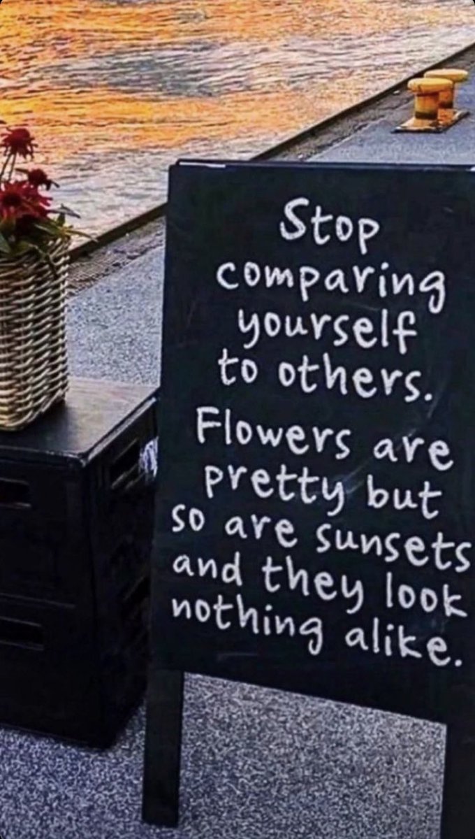 Stop comparing yourself to others.  Flowers are pretty but so are sunsets and they look nothing alike. 💞

#TallGirlsRock #TallGirls 😊💗😊