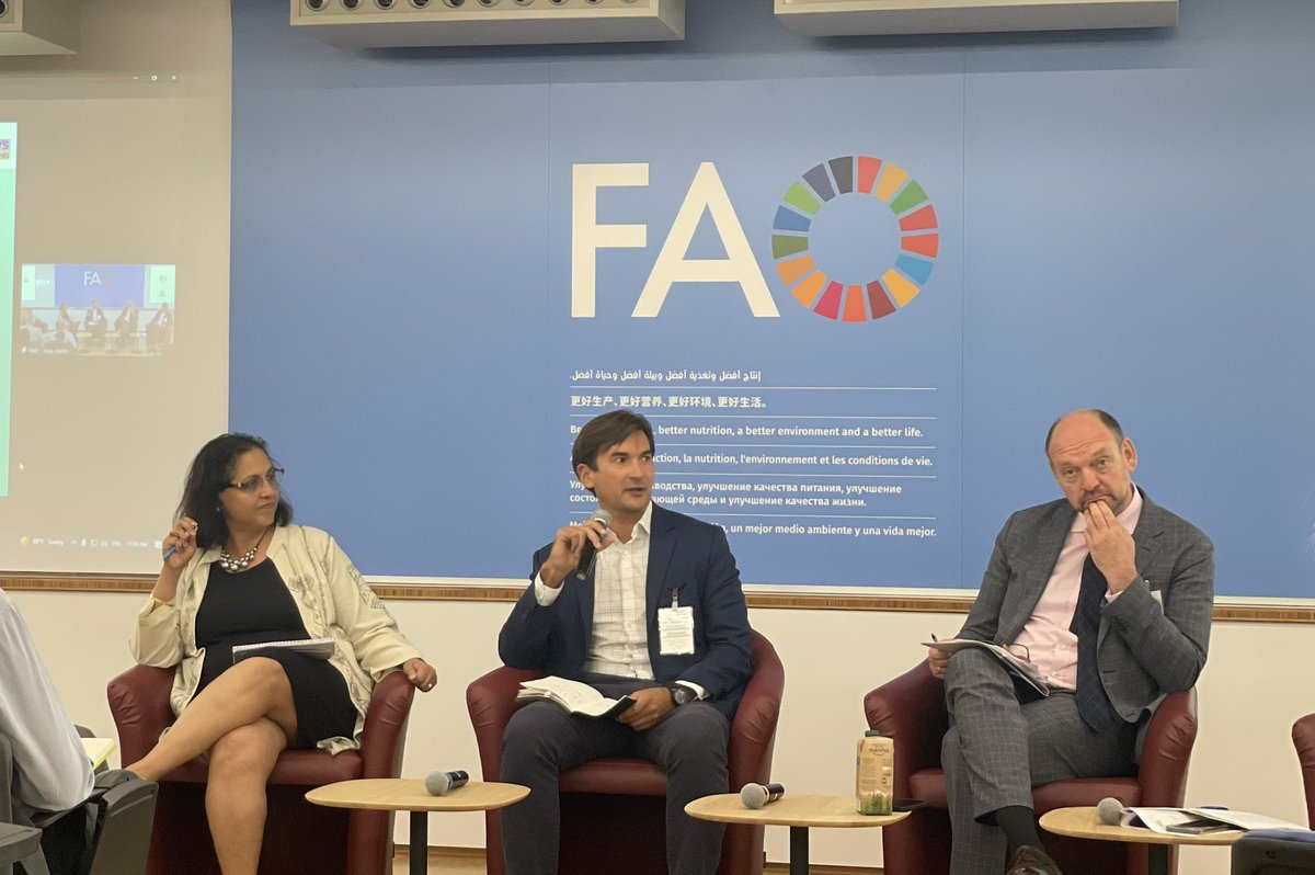 we need more efficient agri-food sector given its important for the #jobs, but importantly it needs to focus on #greening the sector to support #climate smart #agriculture for people and planet- <a href="/AgriDiego/">Diego Arias</a> at the <a href="/FAOInvest/">FAO Investment Support</a> #InvestmentDays fao.org/support-to-inv…