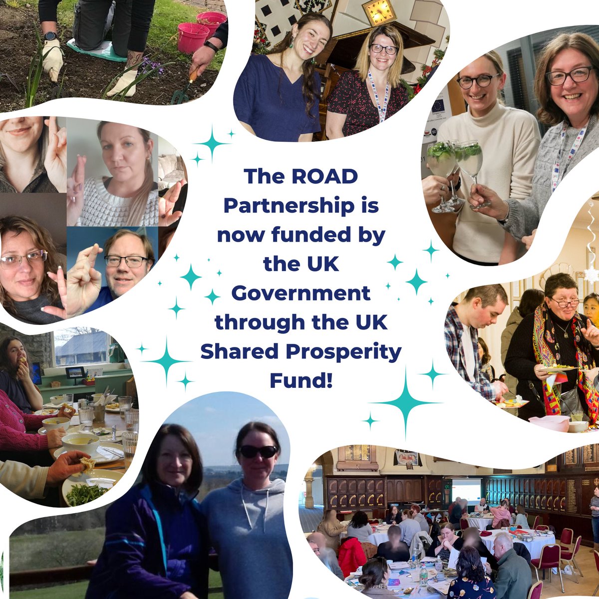 roaddurham's tweet photo. The team are absolutely thrilled to be able to continue delivery under our new funders, the @GOVUK through the #UKSPF 🤩💙🎉❤️✨ 

Thank you to everyone who has been part of our journey, past, present and future, participant, staff member or organisation! 

#countydurham #durham https://t.co/o6Bvq3fahj