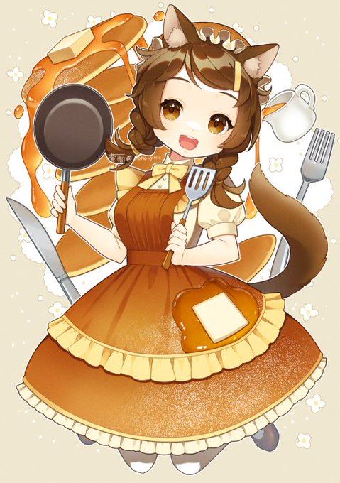 「frying pan short sleeves」 illustration images(Latest)